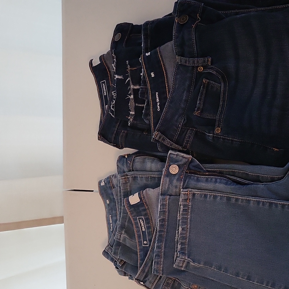 4 Pair Sonoma Size 8 Women's Jeans